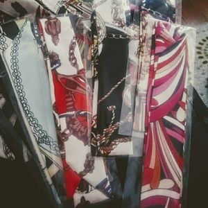 Pack of 7 new silk headbands